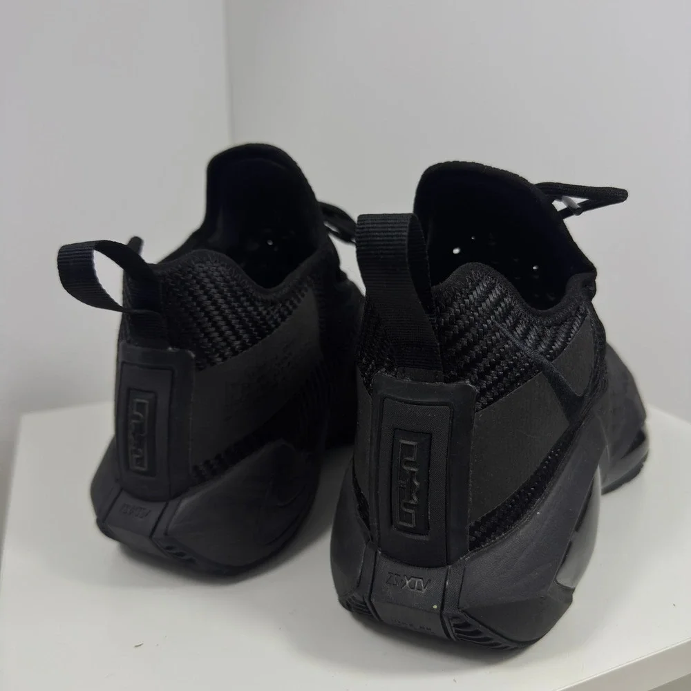 Nike LeBron Soldier 14 Mens Size 8 Triple Black Basketball Shoes CK6024-003